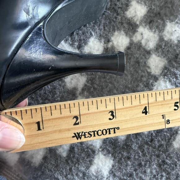 Franco Sarto Shoes Womens Size 6M Mary Jane Heels Button Leather Dark Academia - Picture 7 of 8